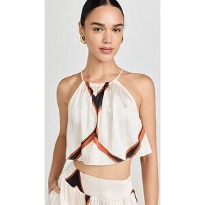 MISA Los Angeles Saana Crop Top - Xxs Los Cabos Geo